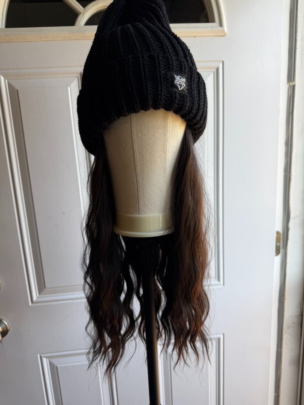 Chelsey Smith Crowns (CSC) Synthetic Wig - Black Beanie (Brunette Wavy)